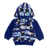 CONJUNTO LONGO BEBÊ EM MOLETOM BLUSA E CALÇA ESTAMPADINHO ROYAL