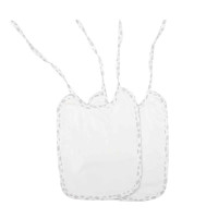 KIT COM 2 BABADORES FLANELADO COM FORRO IMPERMEÁVEL ESTAMPA SELVA
