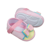 SAPATINHO DE BEBÊ PARA MENINA ROSA COM LACINHO DA KETO