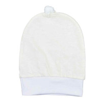 KIT 3 TOUCAS COM POM-POM PARA BEBÊ MASC. CASTELO