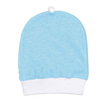 KIT 3 TOUCAS COM POM-POM PARA BEBÊ MASC. CASTELO