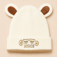 Kit Inverno Bebê 5 Peças - Touca Pantufa 3 Meias Para Menina de 0 a 24 Meses