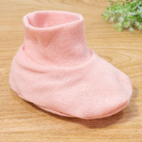 Pantufa de Bebê Rosê Macia e Confortável Básica