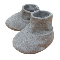 Pantufinha para Recém Nascido em Algodão Mescla