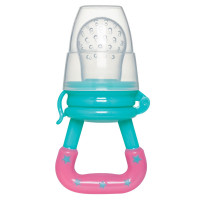 PORTA FRUTINHA PARA BEBÊ MENINA SUGADOR EM SILICONE