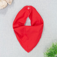 Babador Bandana para Bebês de até 12 Meses Básico Vermelho
