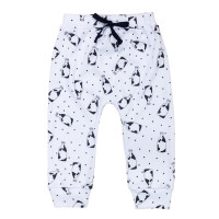 Calça de Bebê Jogger Minimalista Milk Branco Unissex