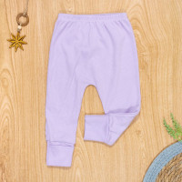 Calça para Bebê Em Suedine Com Pé Reversível Lilás