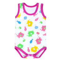 Body Regata Gatinho Pink Bebê - Fresquinho para Meninas!