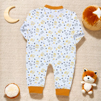 Macacão 100% Algodão Raposinha Caramelo - Conforto para Bebê