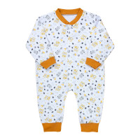Macacão 100% Algodão Raposinha Caramelo - Conforto para Bebê