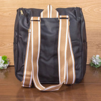 MOCHILA DE MATERNIDADE COM BOLSINHA KIT 2 PEÇAS PRETO