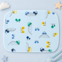 Kit 5 Toalhinhas de Boca Bebê Felpuda Estampada Para Meninos 32x25cm Algodão Hipoalergênico