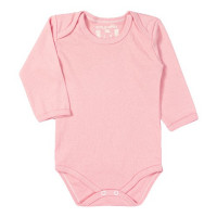 JARDINEIRA COM BODY MANGA LONGA PARA BEBÊ ESTAMPADINHA CREME