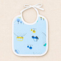 Kit 3 Babadores Bebê Impermeáveis Flanelados Plastificados de Amarrar Para Meninos
