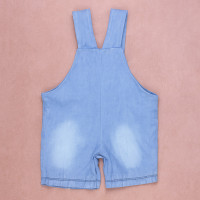 Jardineira Curta Jeans para Bebê - Conforto e Estilo Casual - Lavagem Clara ou Escura