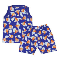 PIJAMA INFANTIL REGATA E SHORTS ESTAMPADO SORTIDO ROYAL