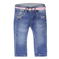 CALÇA JEANS PARA BEBÊ COM CINTO BYLA BOBY