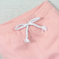 CALÇA PARA BEBÊ MOLETOM QUENTINHA COM CORDÃO ROSÊ