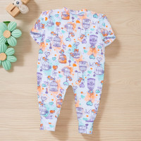 Macacão Para Bebê Menina Estilo Casinha do Passarinho