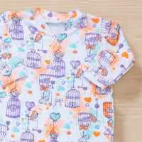 Macacão Para Bebê Menina Estilo Casinha do Passarinho
