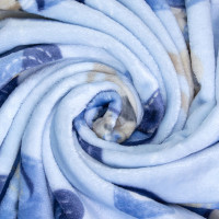 COBERTOR ANTIALÉRGICO PARA BEBÊ ESTAMPADINHO BISS AZUL CLARO