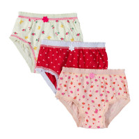 Kit 3 Calcinhas para Bebê Estampas e Cores Sortidas