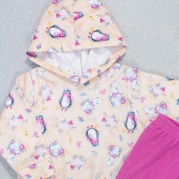 Conjunto para Bebê Soft Quentinho Estampado Inverno Amarelo
