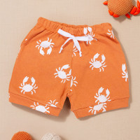 Shorts Minimalista Caranguejo Cobre para Bebê