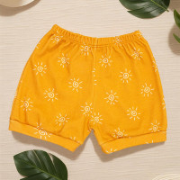 Shorts para Bebê Minimalista Sol Caramelo Era Uma Vez