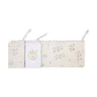 KIT 3 PANINHOS DE BOCA ESTAMPA FAMILIA COELHO AMARELO