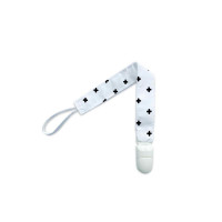 PRENDEDOR DE CHUPETA PARA BEBÊ ESTAMPADINHO CRUZINHA