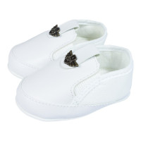 TÊNIS COM ELÁSTICO PARA BEBÊ MENINO ASAS SP BRANCO