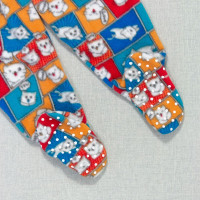 MACACÃO INFANTIL 4 AO 8 EM SOFT LONGO ESTAMPADINHO CAT