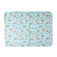 COBERTOR DE ALGODÃO PARA BEBÊ 70 X 90CM ESTAMPADINHO BOSQUE VERDE