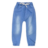 Calça Infantil Estilo Jogger Cordão Traçado Marinho Menino