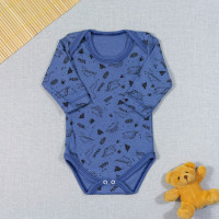 KIT BODY LONGO COM CALÇA PARA BEBÊ 3 PEÇAS DINOSSAURO