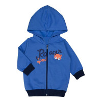 CONJUNTO MOLETOM JAQUETA COM CALÇA ESTAMPADO RAPOSA PARA BEBÊ ROYAL