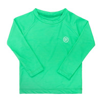 CAMISETA INFANTIL PROTEÇÃO UV50+ MANGA LONGA VERDE ÁGUA