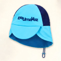 Conjunto Bebê Com Proteção Solar Body Uv50+ E Boné Azul Claro de 3 Meses a 1 Ano