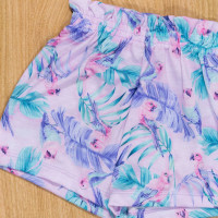 Conjunto Infantil 4 Ao 8 Cropped e Shorts Estampadinho