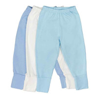 KIT CALÇA 3 PÇS COM BORDADINHO NO BUMBUM PARA BEBÊ MENINO
