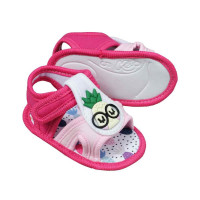 SANDALINHA DE BEBÊ MENINA ABACAXI PINK KETO