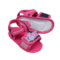SANDÁLIA PARA BEBÊ PINK LOVE DE MENINA COM VELCRO KETO