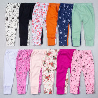 KIT 12 CALÇAS PARA BEBÊ CORES E ESTAMPAS SORTIDAS