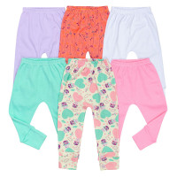 Conjunto Mijãozinho Colorido Estampado 6 calças bebê menina