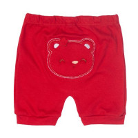 CONJUNTO CURTO BODY E SHORT BUMBUM BORDADO URSA VERMELHO