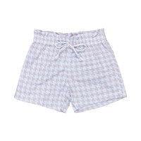 SHORTS INFANTIL 1 AO 3 EM MALHA FRUFRU BEGE