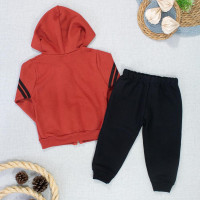 Conjunto de Moletom para Bebês Meninos Tigrinho Vermelho