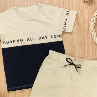 Conjunto Infantil Bege Style Boys - Perfeito para Seu Menino